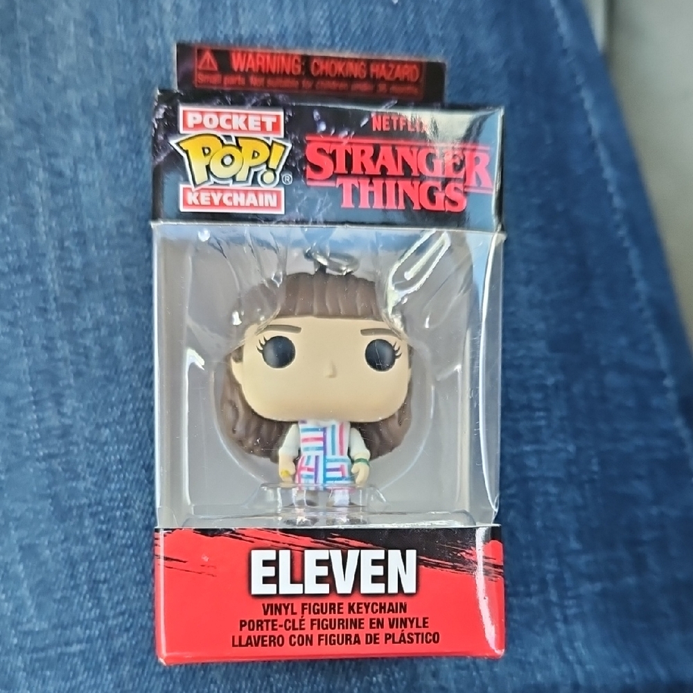 Funko Stranger Things Eleven Keychain - Multicolor NIB